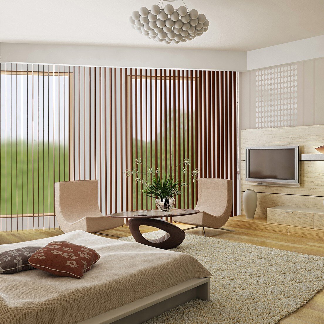 Stores Lamelles Verticales Tissu – Image 9