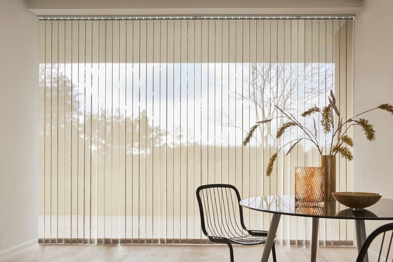 Stores Lamelles Verticales Tissu