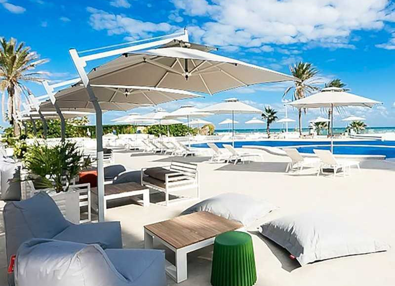 Parasol Simple Excentré en Tunisie 8 Baleines 2.8 m x 2.8 m – Image 2
